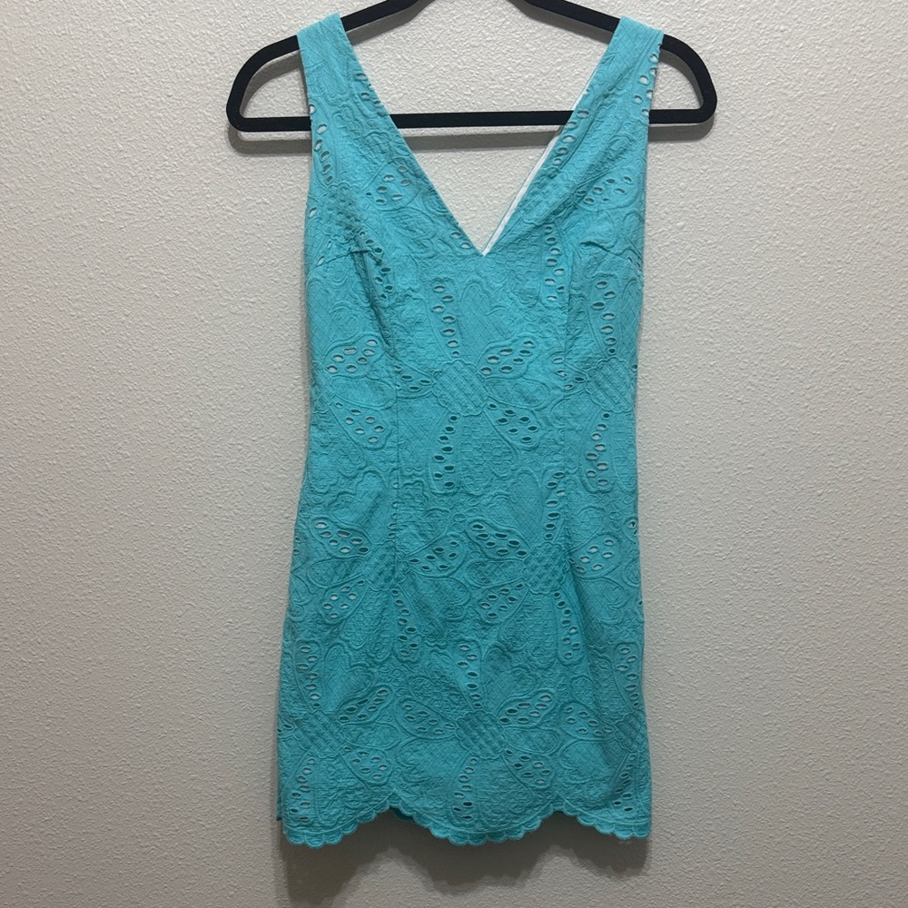 Lilly Pulitzer Turquoise Mini Dress